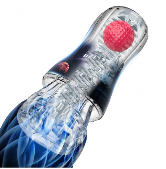 US - 4D BIGBANG Passion Masturbation Cup With Red Sucker Ball (GALAXY)